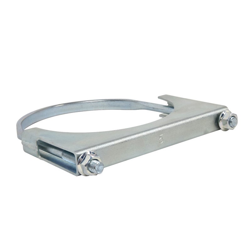 ROADFORMER 5 inch U Bolt Clamp Muffler exhaust Clamp Saddle Style Heavy duty - Zinc Plated - Image 3